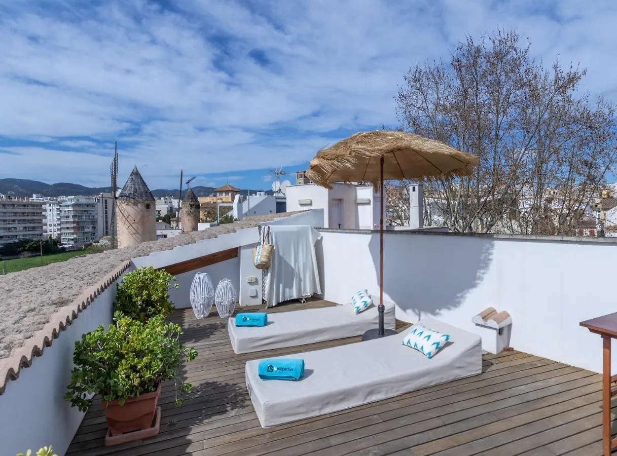 Willa Terrer 6, Casa Con Vistas Al Mar, Centro De Palma Hiszpania
